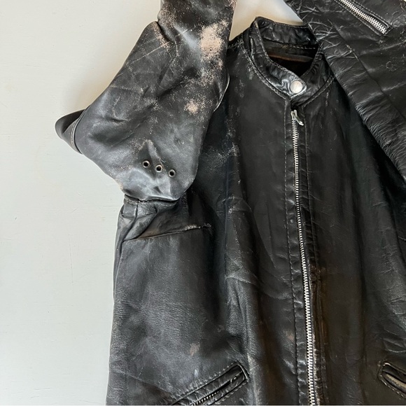 Vintage Brooks Leather Motorcycle Jacket - Picture 12 of 15